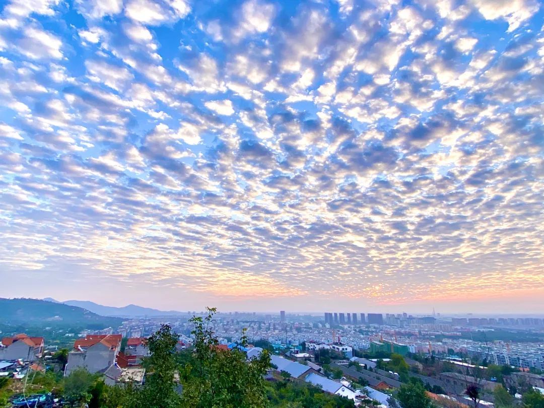 刘十九|今天的泰安，是彩云的城！从城里到泰山顶绝美照片曝光！太太太养眼了！