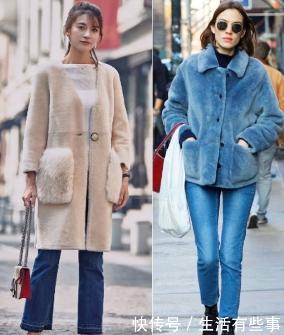 衣服|别总穿皮草了,今年流行“颗粒绒”外套,时髦又保暖,满满高级感