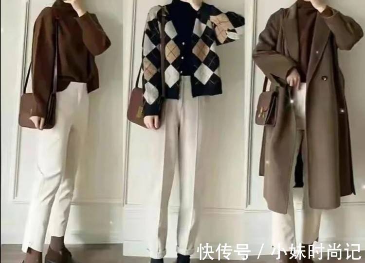 搭配 冬日流行一种搭配,叫“长大衣+长裤”,保暖利落又大方显瘦