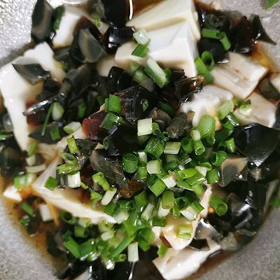豆腐|豆腐拌皮蛋