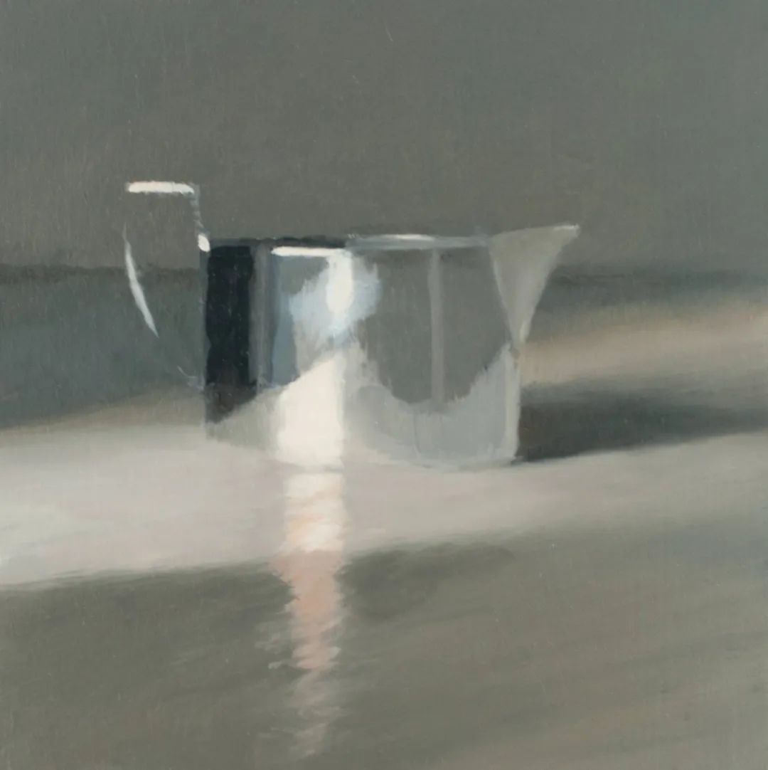 孤独感#柔和的光影和质感,她的静物画散发着一种孤独感!