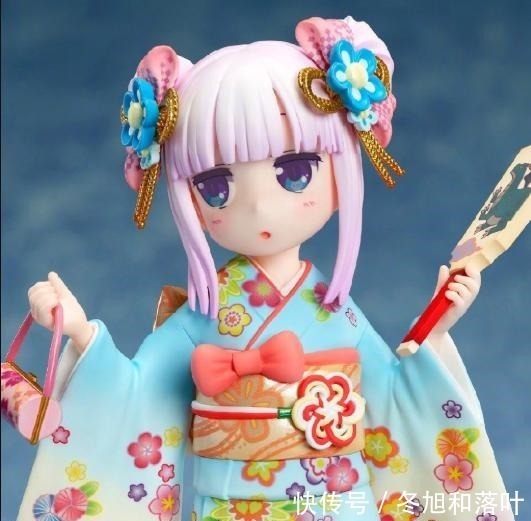 才川|龙女仆要出康娜和服手办,呆萌的样子太可爱,左下角的才川很搞笑