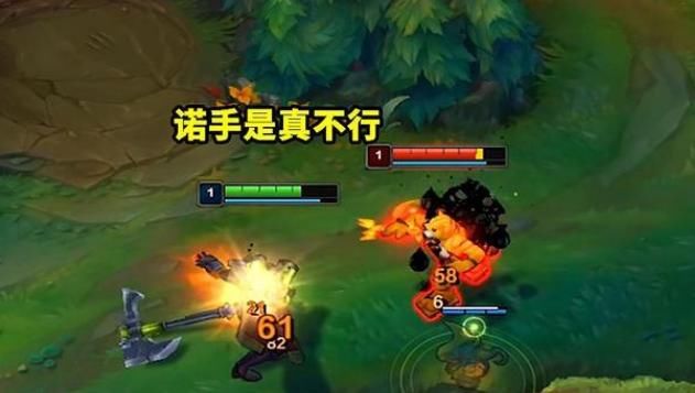 诺手|LOL：正面硬刚鳄鱼、诺手，丝血反杀剑姬，价值3150却无人问津