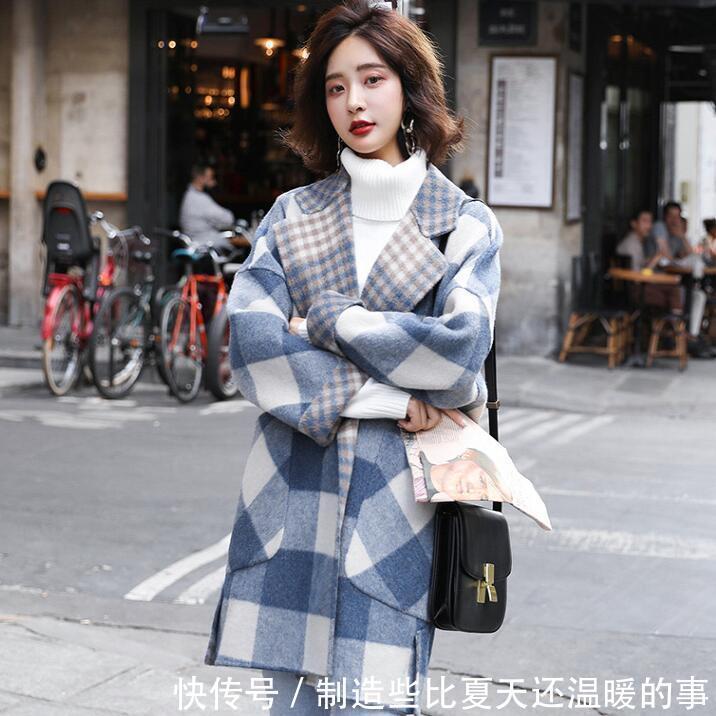 气质出众 建议大家大衣不要配黑裤子!现流行这样穿,美得无懈可击
