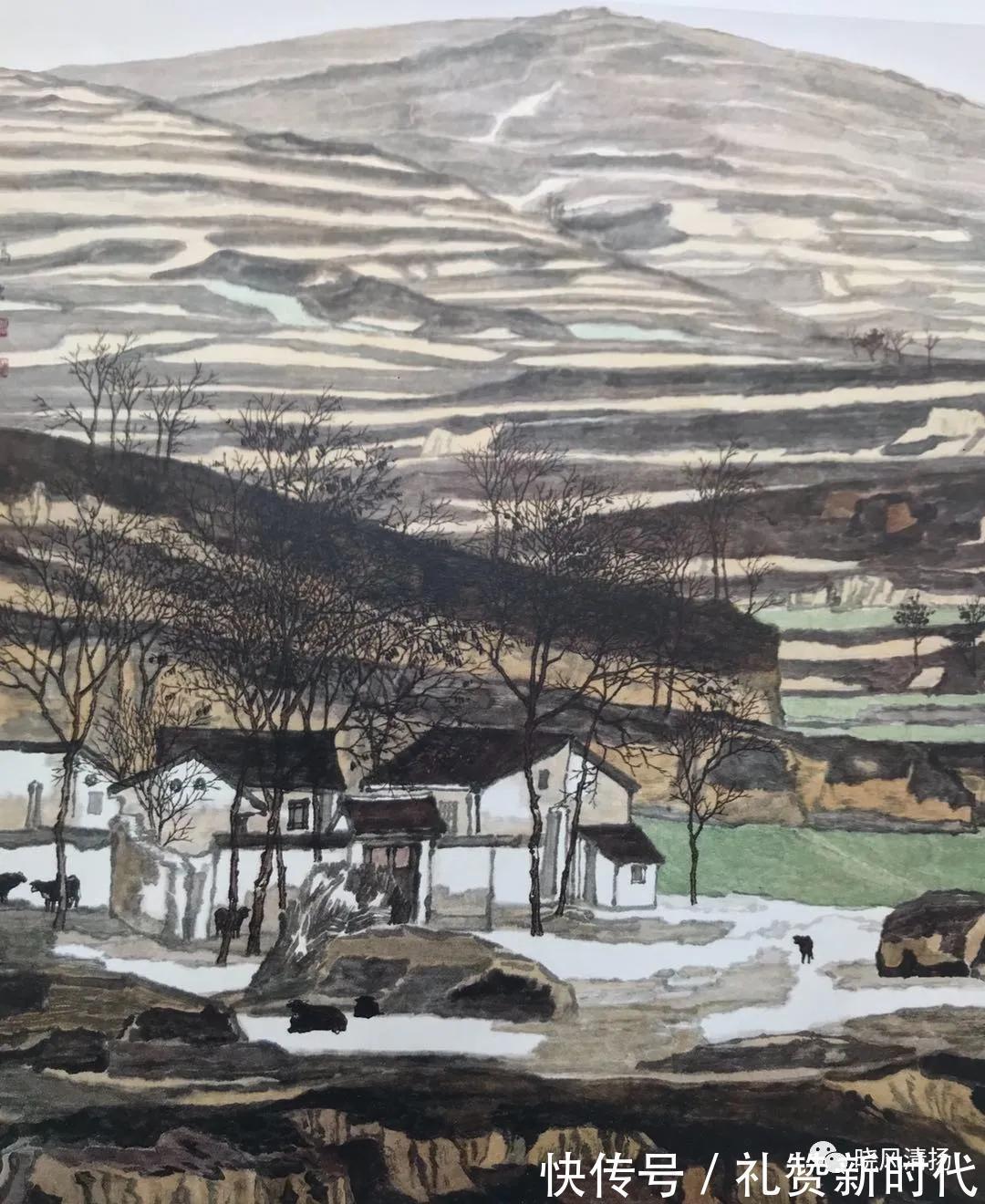 高原&艺术家高岩水墨画欣赏