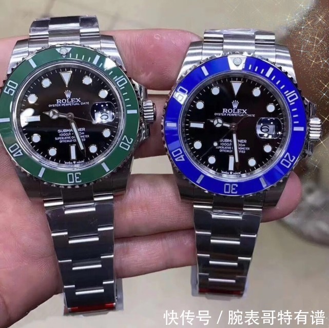 蓝水鬼?新配色?VS劳力士41mm蓝水鬼黑盘蓝圈