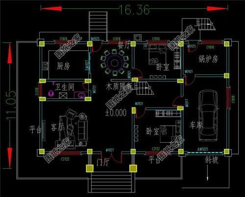 车库|适合农村自建的150平到180平带车库的二层楼，漂亮功能多，收藏不吃亏