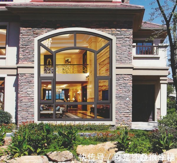 转角窗|农村自建房别墅装个这样的弧形窗，建成后全村的人都来要图纸！