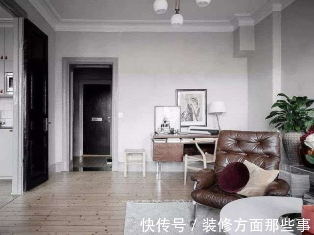 二居室|76平现代风二居室,白色的墙面搭配上木地板犹如古朴时尚的家居