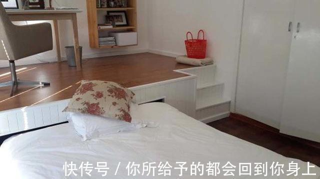 底座|我也想试试把卧室地面抬高50公分,地台抽出来一张床,上面是书桌