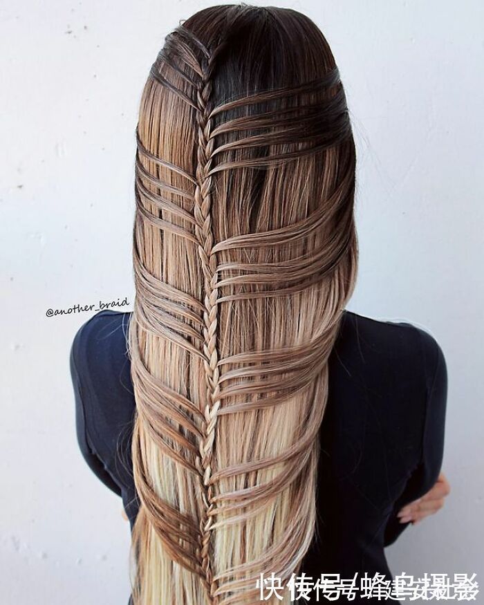 发型 65张编发照片,这哪是编头发分明是画画,图3这发型一次要半天