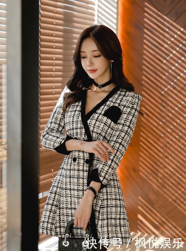 孙允珠高清美图：约克皇室细绳编织俏丽小洋裙