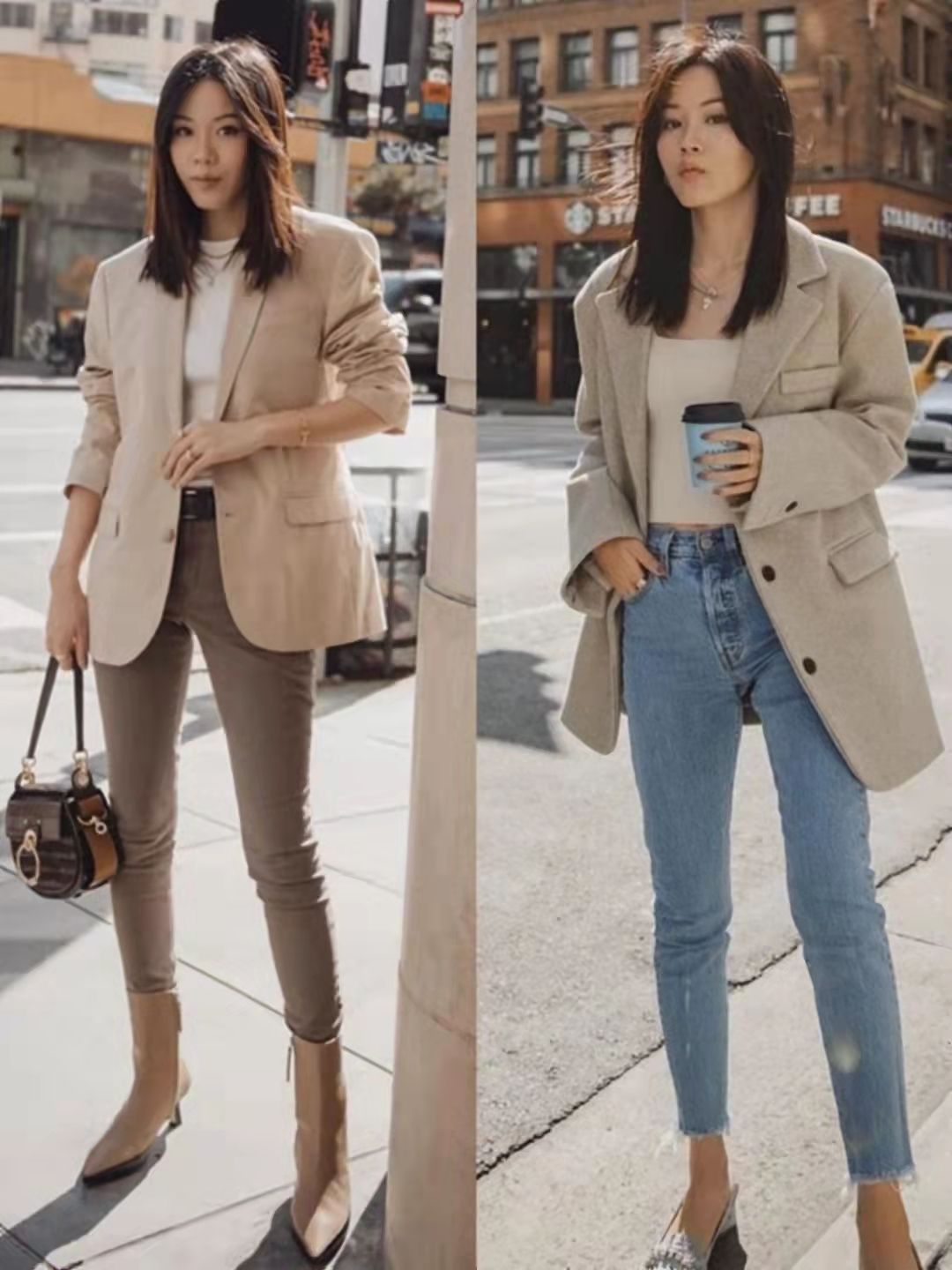 阔腿裤 ?阔腿裤过时了,今年秋天流行的是“九分裤”,青春时尚谁穿谁美