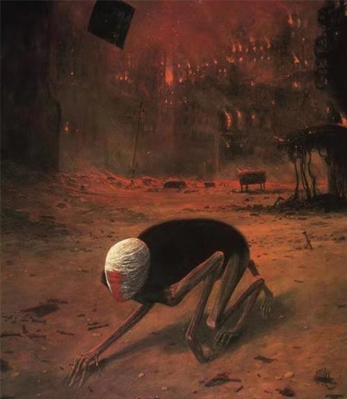 帝江#男子亲历7分钟死亡,复活后画出“死亡世界”,却神似《山海经》