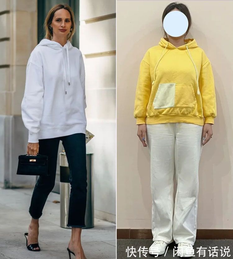 披肩|微胖身材穿卫衣像大妈?那是你没选对款,这4个穿搭思路很值得学
