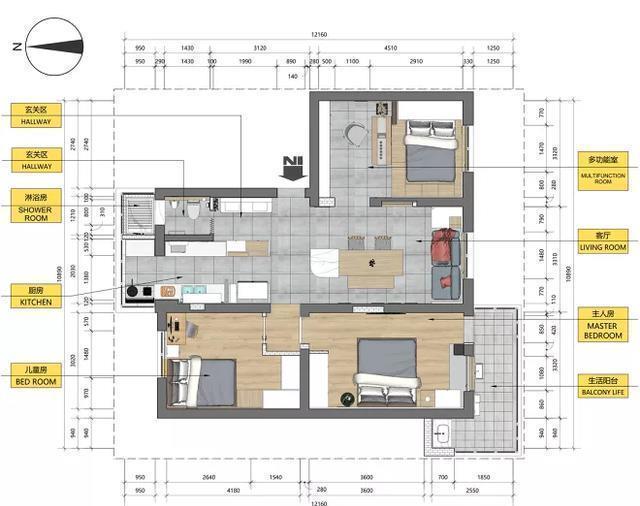 墙面|86年老破小,居然化身治愈系日式小家。网友:这才是改造天花板