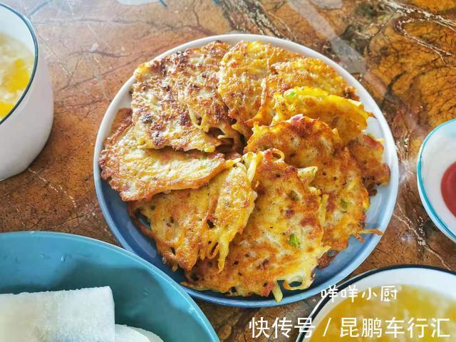 南瓜粥|比土豆泥简单，比土豆泥好吃的土豆饼，适合厨房小白的简易早餐饼