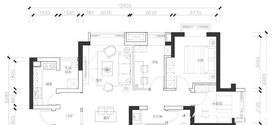 装修|70㎡小两房,一进玄关就被迷住,做刚需房太合适了,实用又漂亮!
