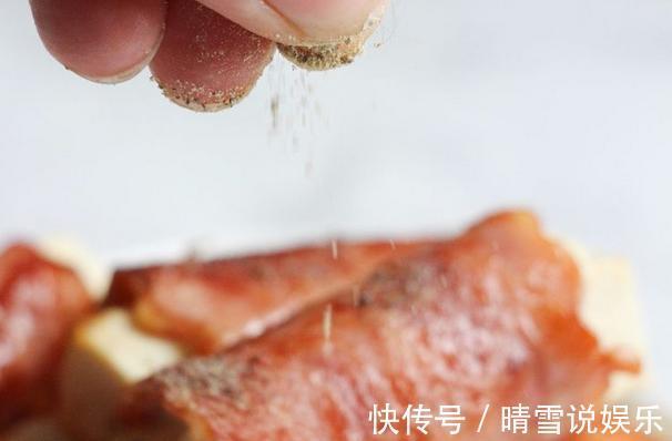 豆腐条|脑洞大开的豆腐卷，培根当皮煎，外脆香里清甜