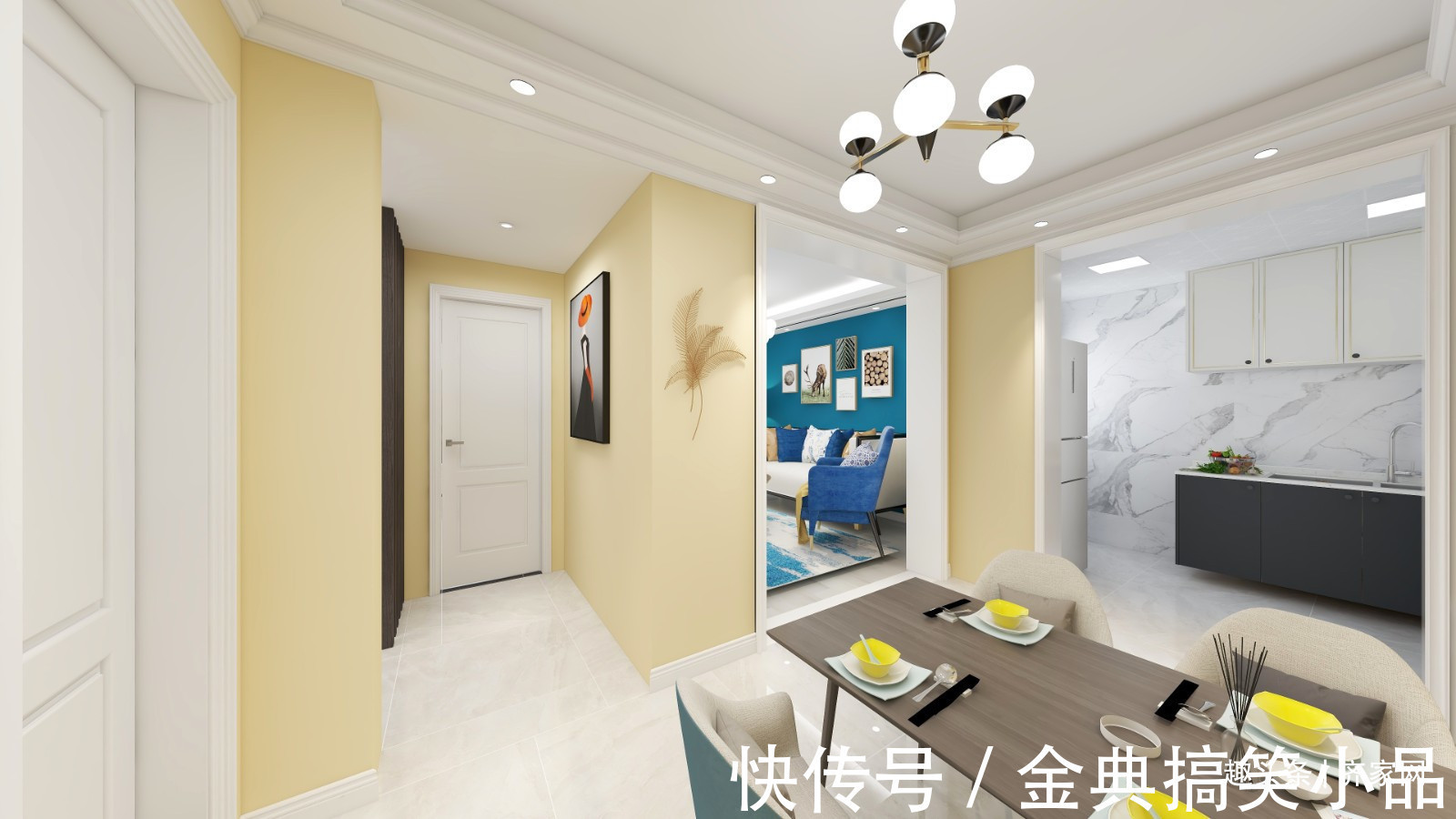 两房|90平两房现代,疲惫的身心,让你对家的依恋越发越强烈!