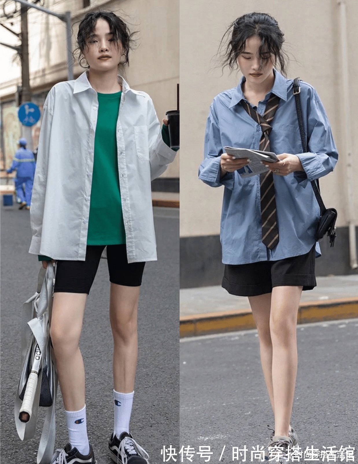 长袖|初秋穿搭没灵感？这14套简约搭配示范，照着穿减龄显高级