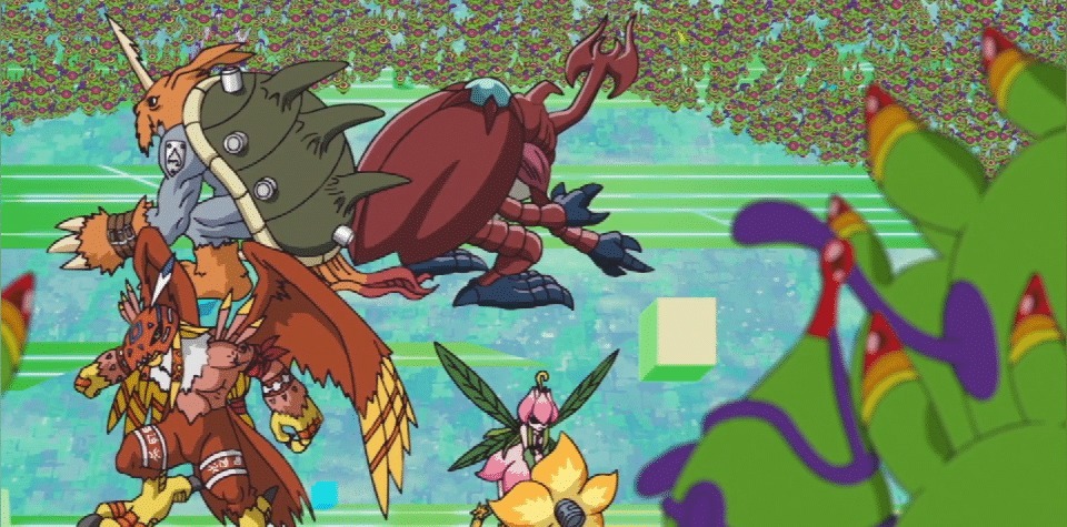 新种恶魔|新数码宝贝24集天使兽引导亚古兽,闪光暴龙兽登场