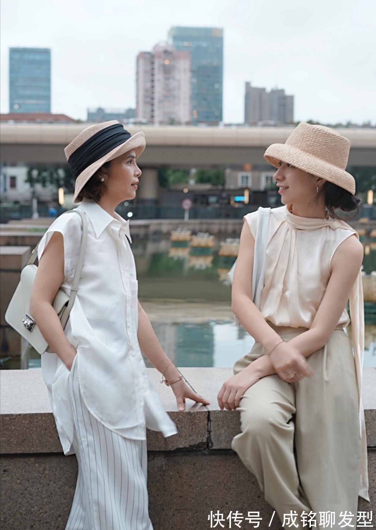 女儿|年过半百也美得耀眼!这位阿姨的穿搭值得学习,和女儿同框如姐妹