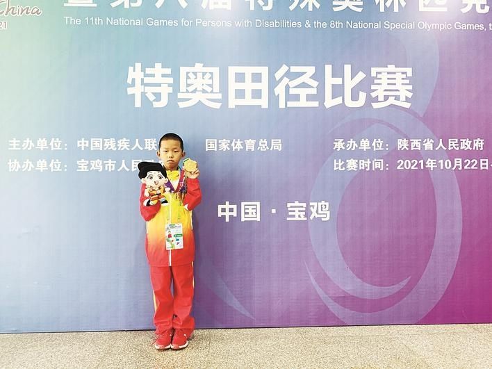 智力障碍|9岁林正民夺特奥会四枚奖牌