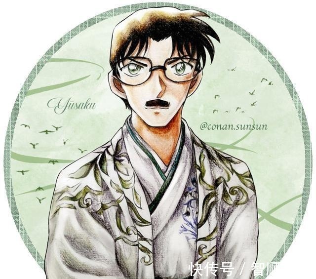 古装|当名侦探柯南换上了古装,灰原哀像小仙女,毛利兰太可了