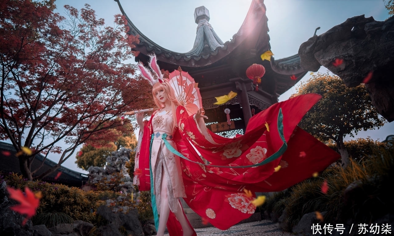 cospl王者荣耀,公孙离惊鸿舞cosplay