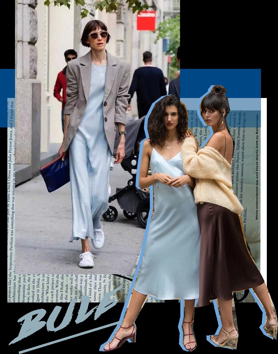 针织衫|今年夏天“雾霾蓝”火了!显白高级不挑人穿,照着穿就对了