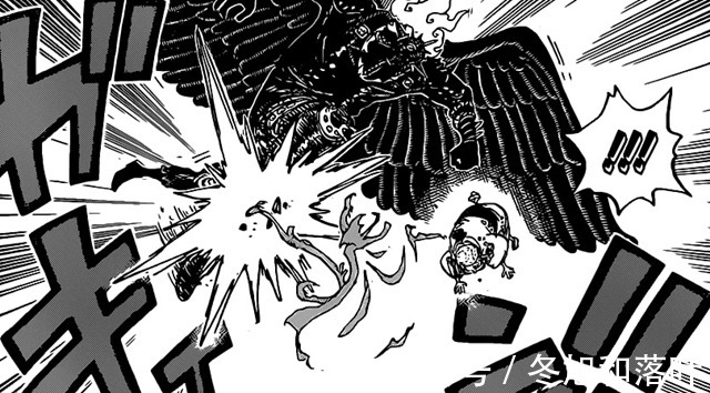 小忍|海贼王988三灾之首烬，机敏察觉隐形黑，一记尖嘴攻击吓住山治