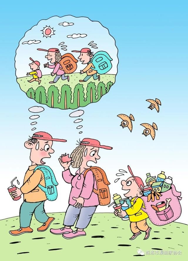 儿童|张红彦儿童漫画作品欣赏