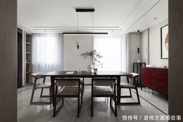 装修|79平现代风二居室,沙发后居然是开放式书房