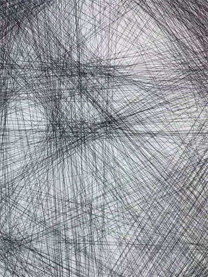 赫本$美术生只会画直线,刚开始认成鬼画符,成品却让网友直呼女神