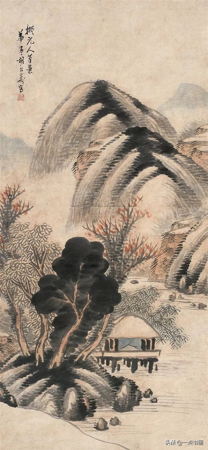 清健!晚清画家 胡公寿:集诸家之妙,山水花卉自成一体