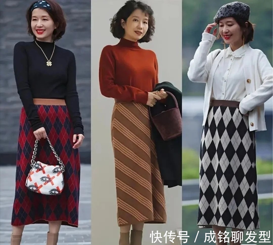 秋天 这才是50岁女人的穿搭样板,自然真实不扮嫩,基础款穿出高级范