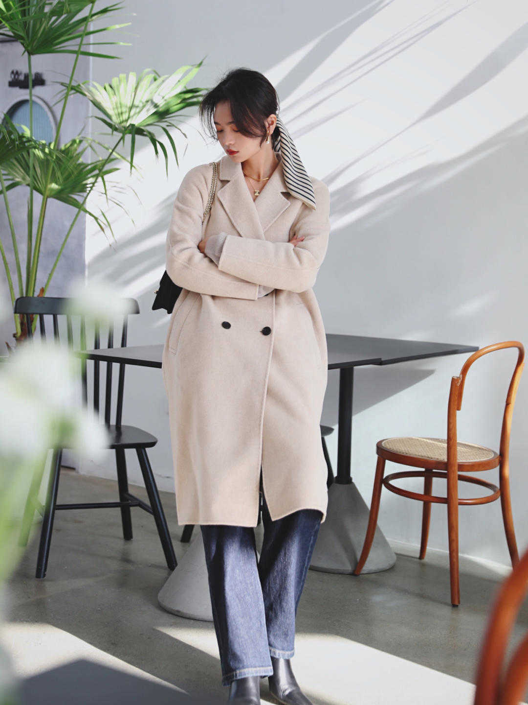 膝盖|初冬的正确打开方式,大衣+靴子才是王炸组合,简直太保暖