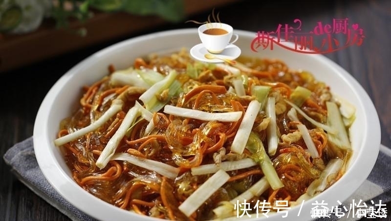肉丝|粉丝这样炒, 既不粘锅还根根分明, 有荤有素, 亦菜亦饭全家都喜欢