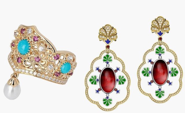 金质|俄罗斯珠宝品牌Axenoff 推出 Easter 系列:复活节彩蛋灵感