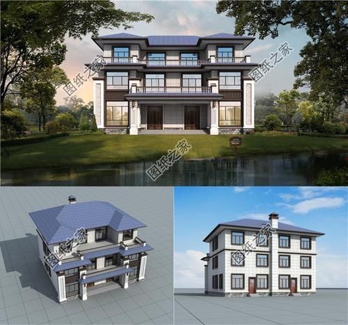 效果图|7款农村别墅图,一生可能就建一次房,还不好好选选