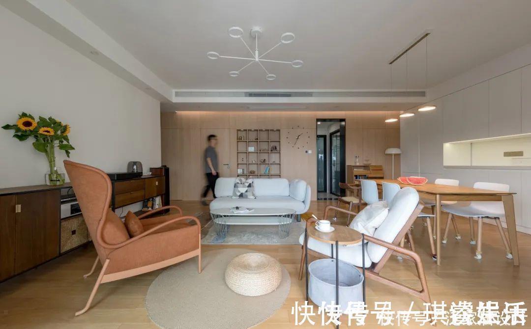 舒适|120㎡现代日式风,简约舒适的装修效果,一点也不输给豪宅!