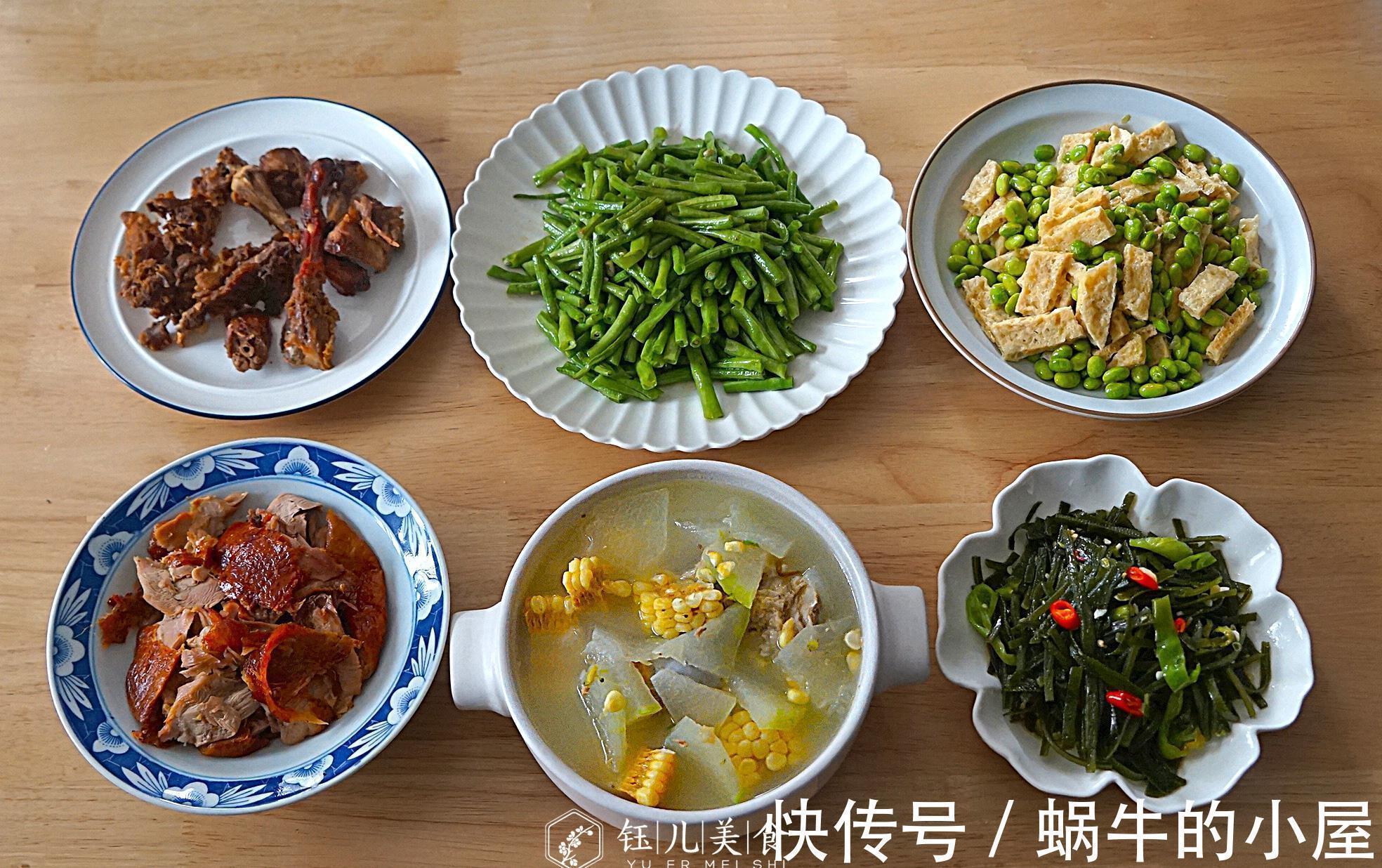 荤素|家里来客，做了五菜一汤，荤素搭配，侄女吃完后再也不说是兔子餐