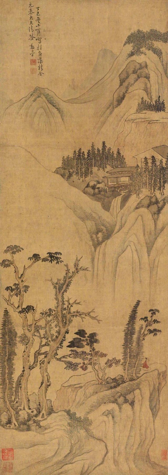  奇峰|清中期青绿山水的奇峰——岭南画家黎简作品欣赏（图）