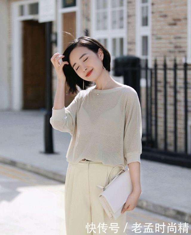 气质如兰的穿搭造型, 高级感就在“一件”之间, 不许你不知道