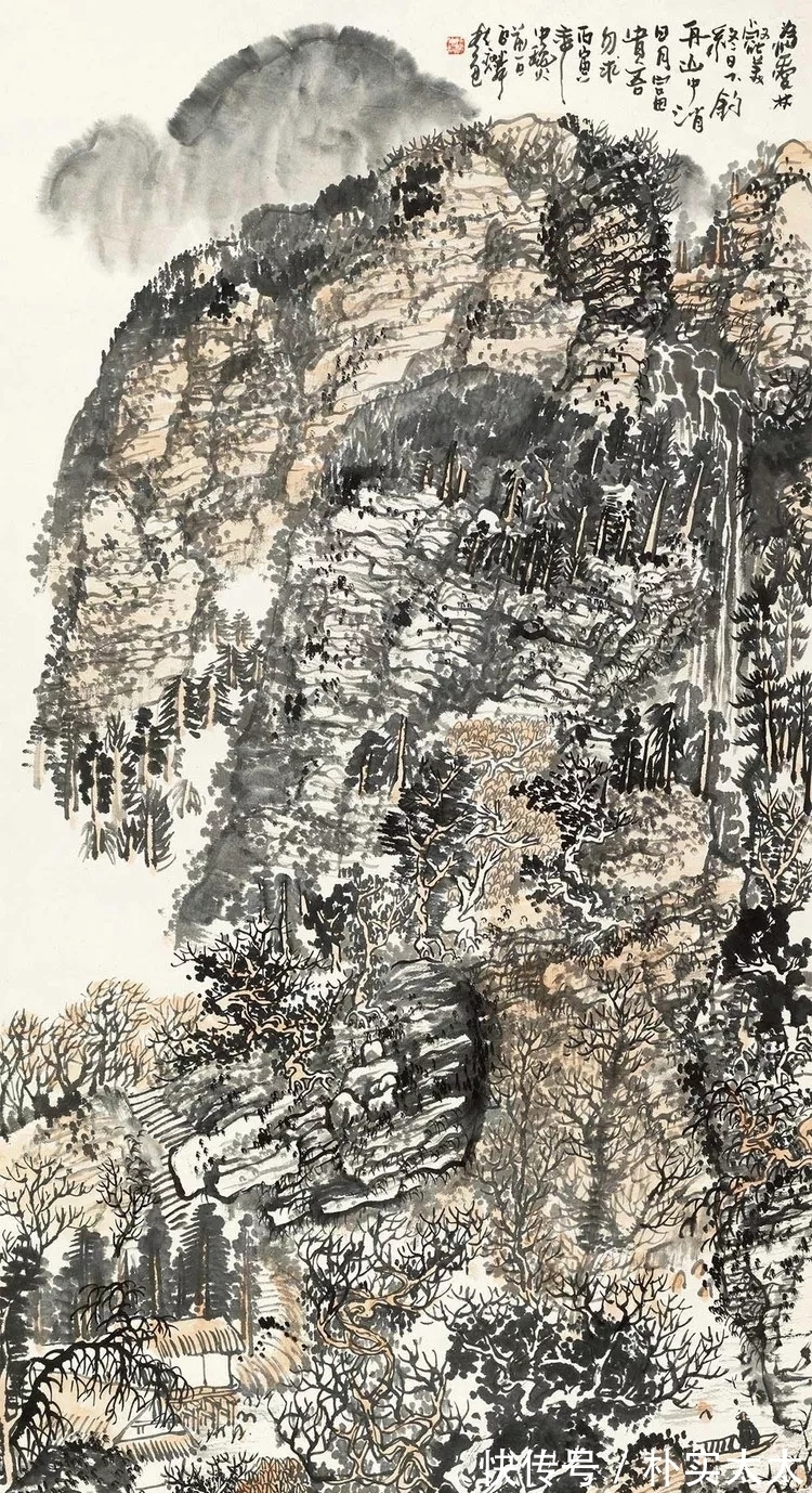 山水画&清幽苍浑|漆伯麟山水画