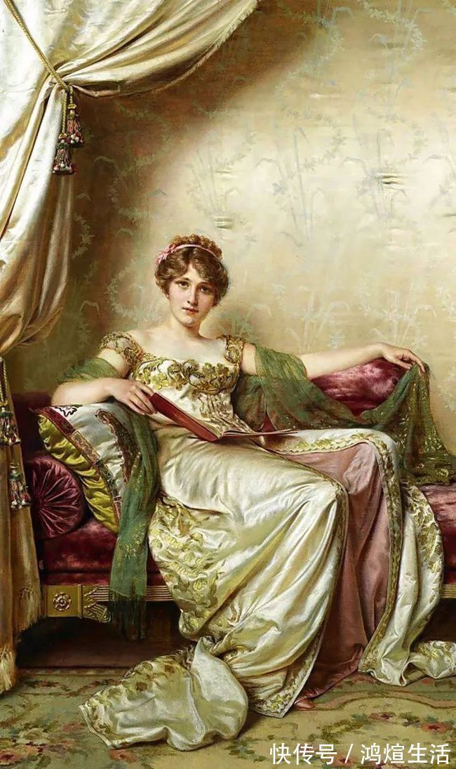 康拉德|德国画家康拉德笔下 细腻的年轻漂亮女子,真心的美!