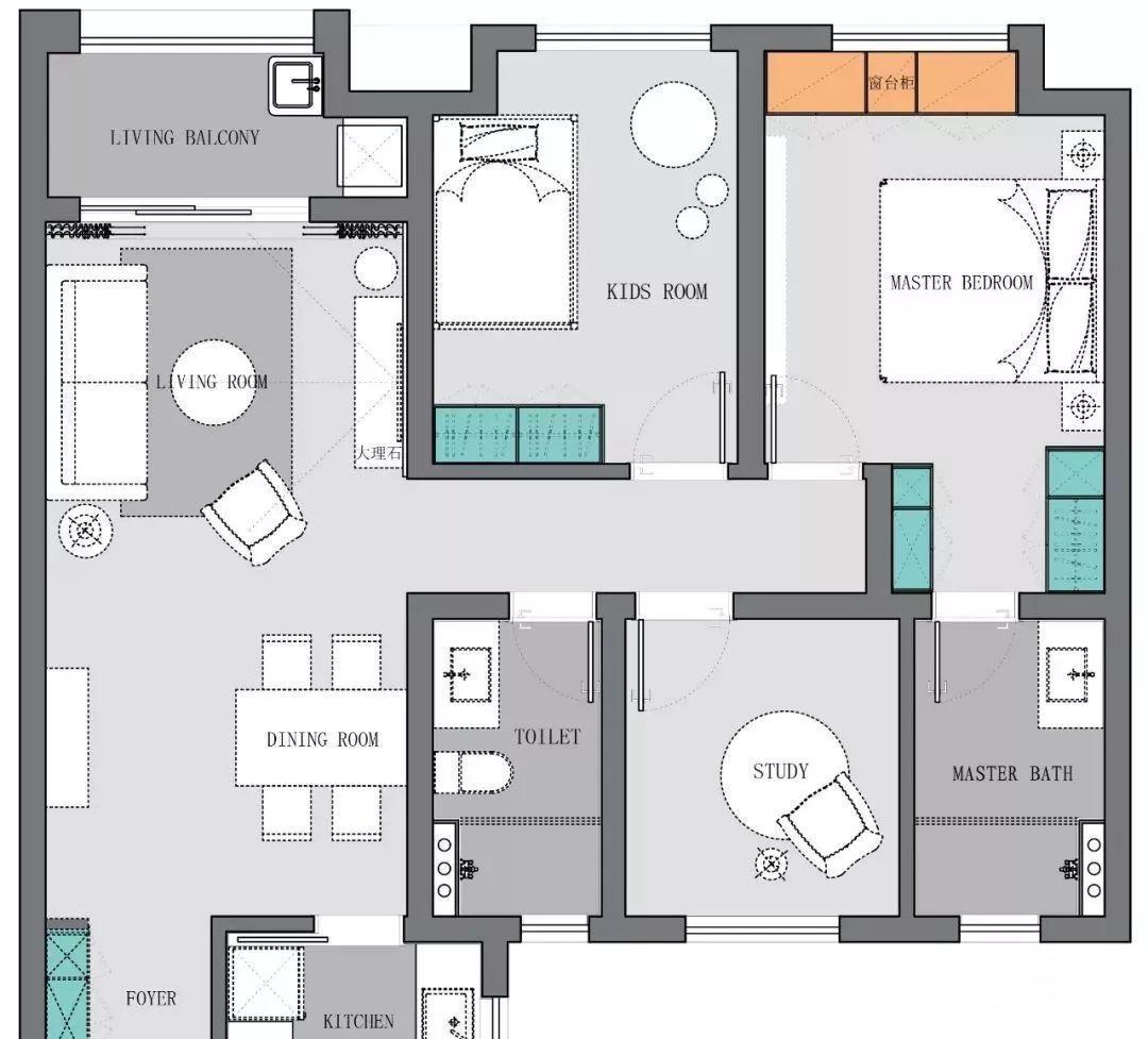 北欧风|103平的北欧风三居室，这样的软装搭配，美翻了！