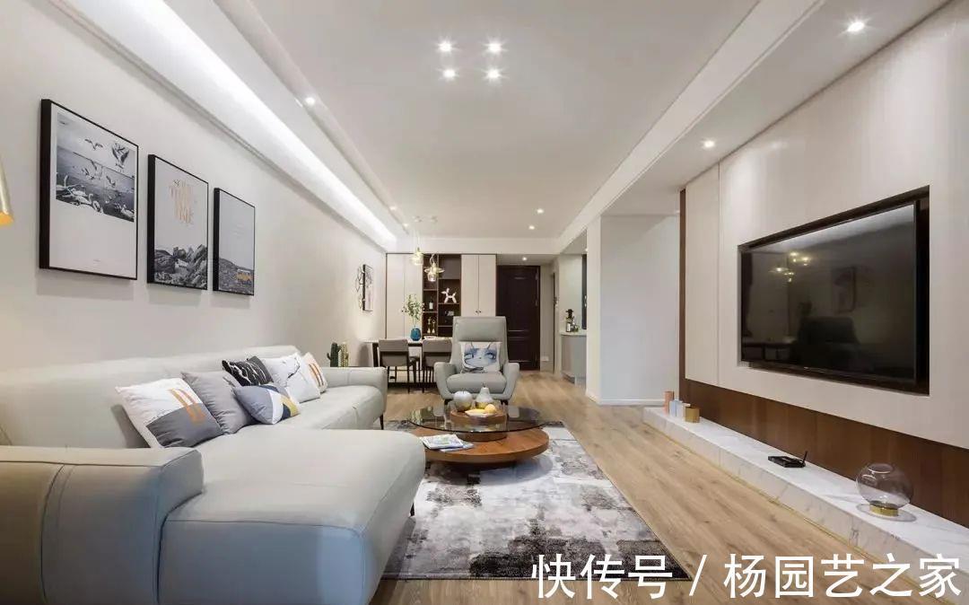 三居室|129㎡现代简约风，三居室户型，舒适感满满！