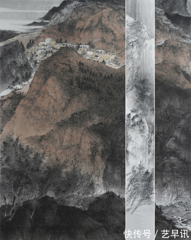 中国画#张敏:时光不负追梦人—读·丑百川的画